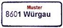 Wuergau Poststellen-Stempel 196x 8601